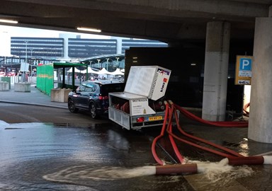 Test/Measuring Trailer for Water-Based Extinguishing Systems Water Supply Capacity